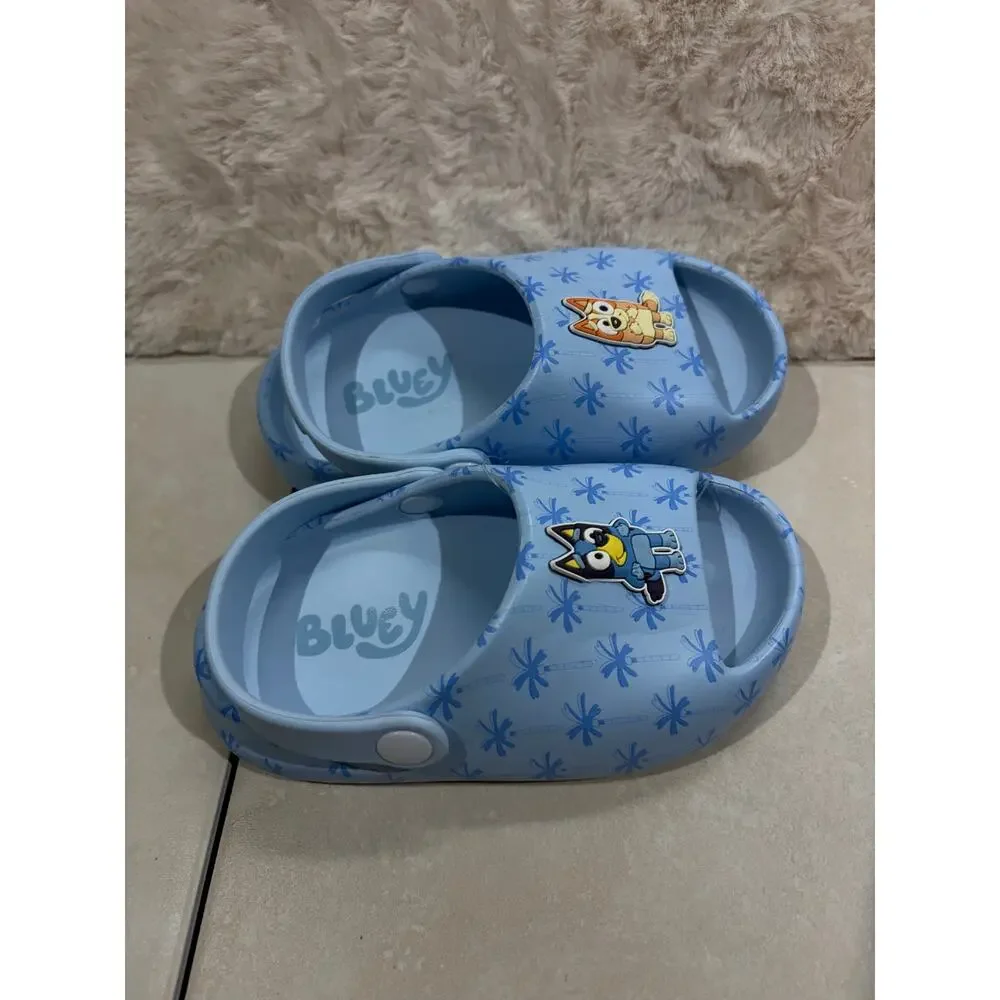 Bluey Toddler Clogs Sandals Size 9T Blue Bingo NWT Slip On Shoes
